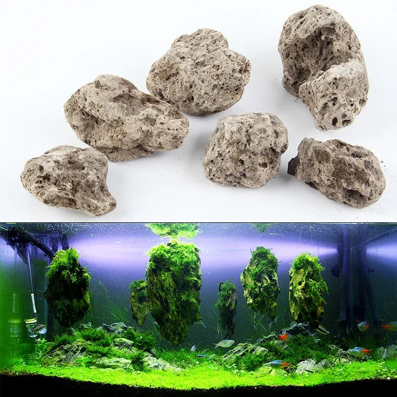 Aquarium Plants For Sale - 3pcs/lot Avatar Floating Real Rocks Aquarium