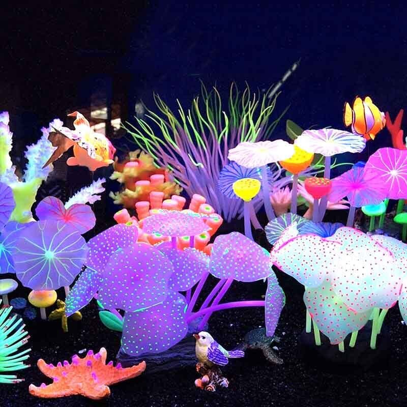Silicone Glowing Landscape Art - Aquarium Planted Substrate ulasan dan harga