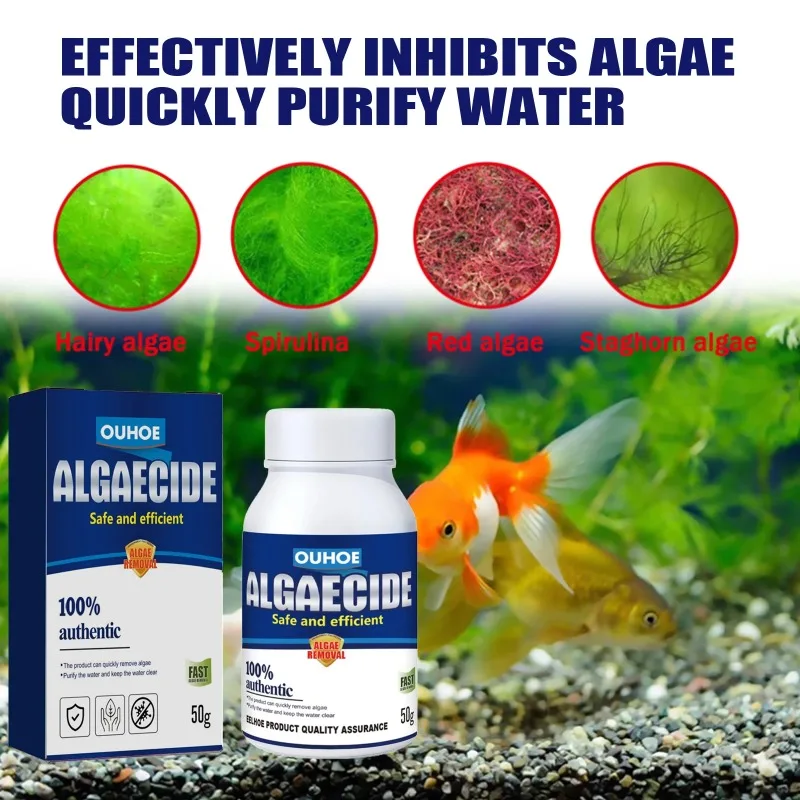 50g High Efficiency Algaecide  - Planted Aquarium Algae ulasan dan harga