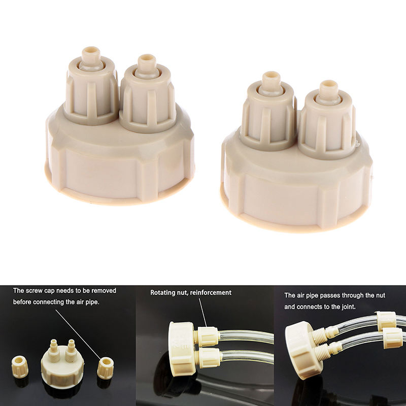 2Pcs Aquarium CO2 System Tube  - Aquarium Plant Growing ulasan dan harga