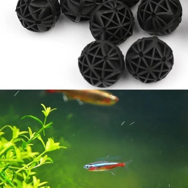 50Pcs 16mm Aquarium Bio Filter - Aquarium Plant In Pot ulasan dan harga