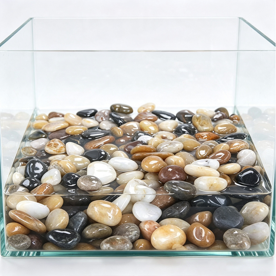 300-700g Smooth River Pebbles, - Aquarium Plant In Pot ulasan dan harga