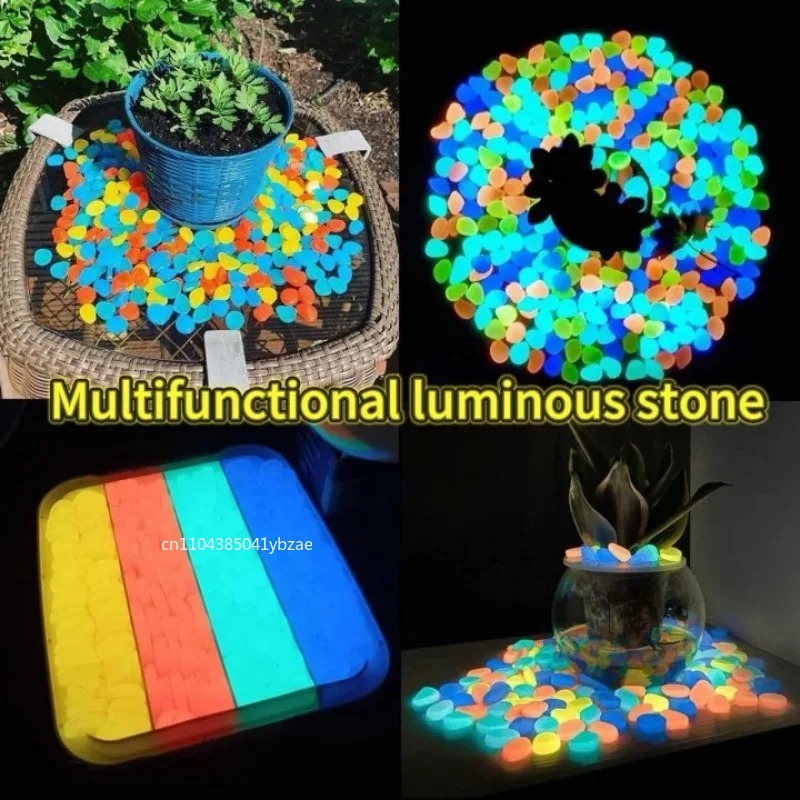 100-800pcs Glow in The Dark Pe - Aquarium Plant In Pot ulasan dan harga