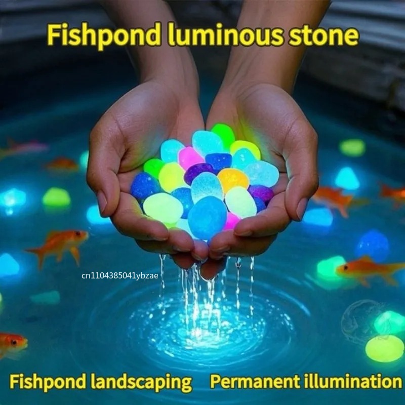 100-800pcs Glow in The Dark Pe - Aquarium Plant In Pot ulasan dan harga