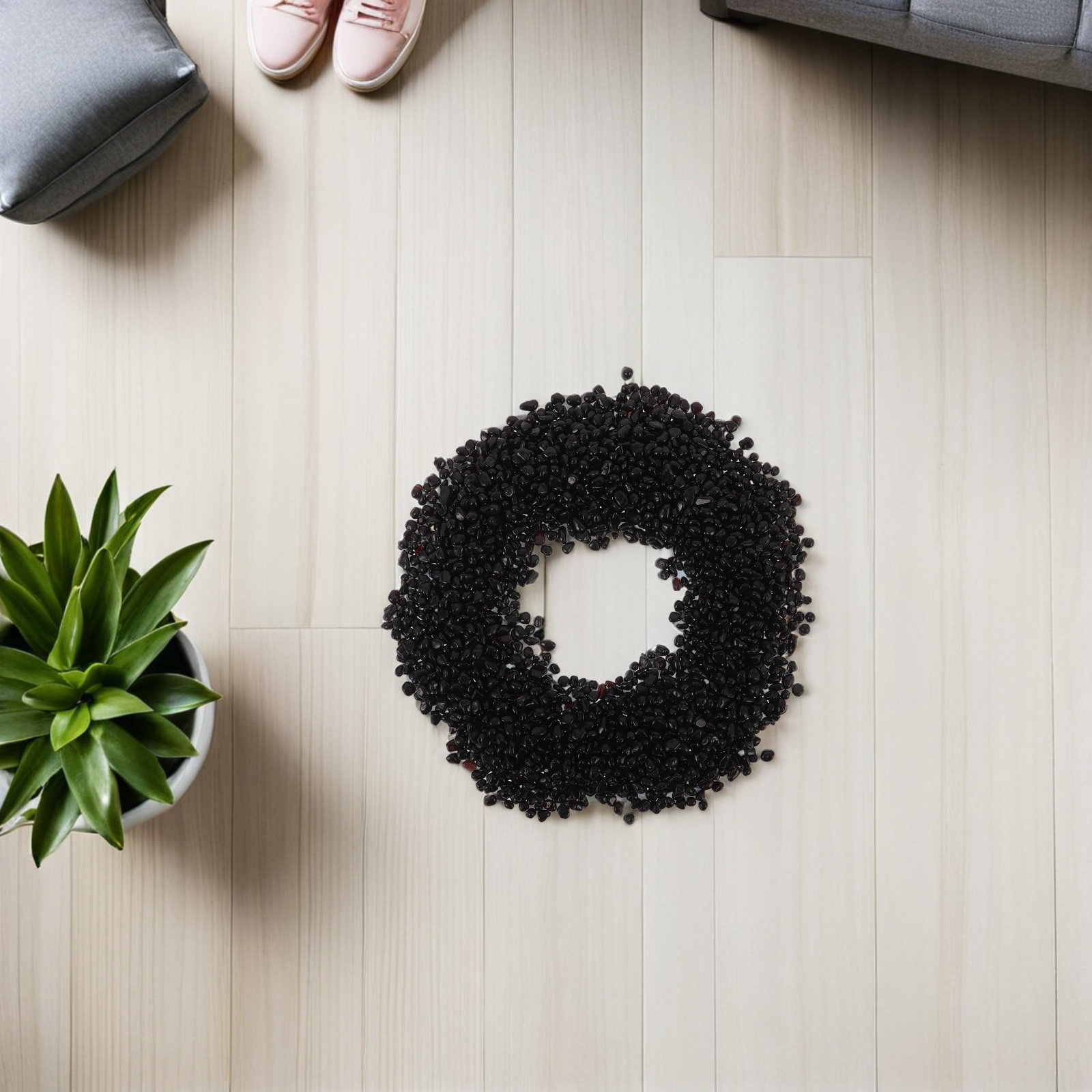 Black Gravel Aquarium Decorati - Aquarium Planted Substrate ulasan dan harga