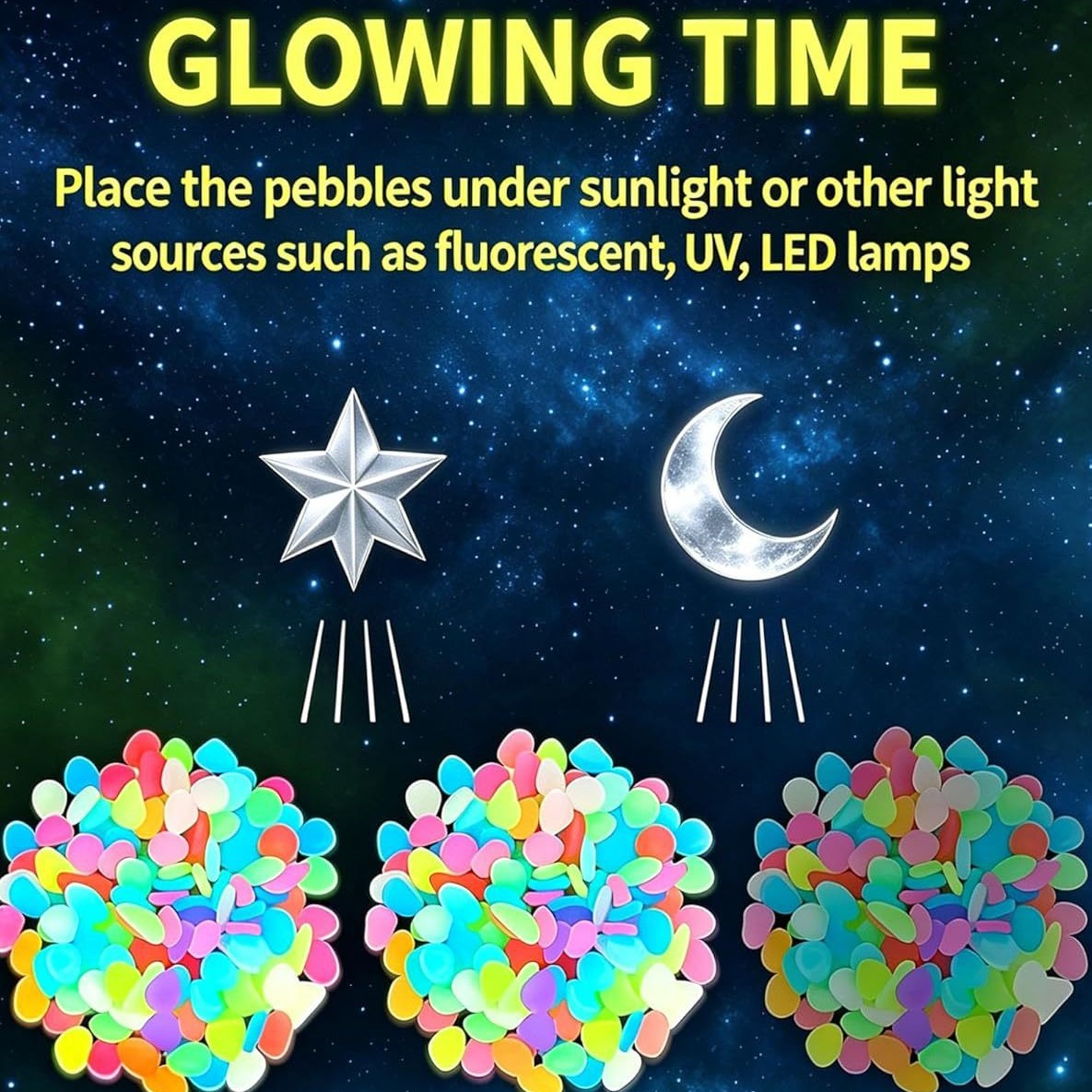 Colorful Glow In The Dark Lumi - Aquarium Plant Light ulasan dan harga
