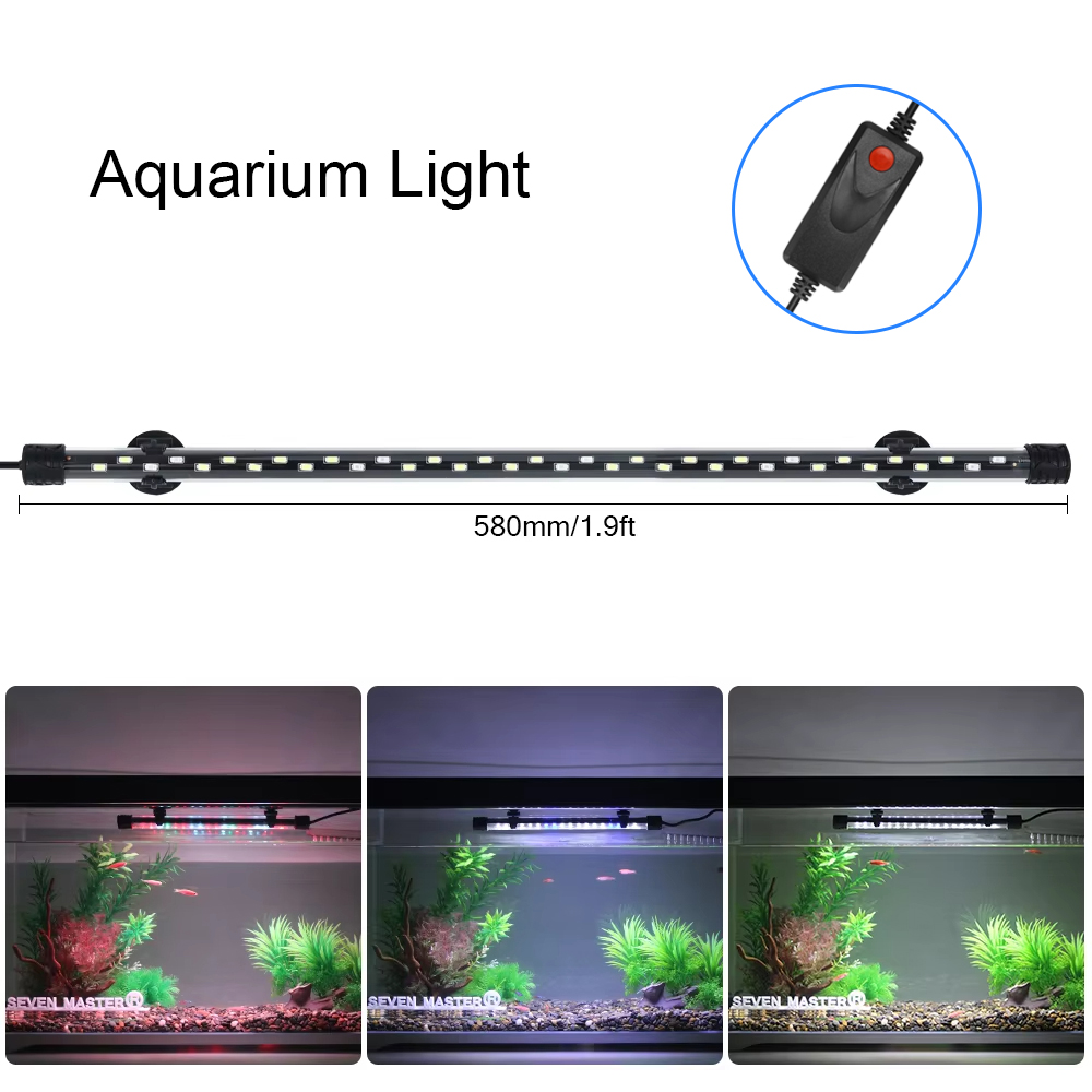 58CM  Aquarium Light LED Plant - Aquarium Plant Light ulasan dan harga
