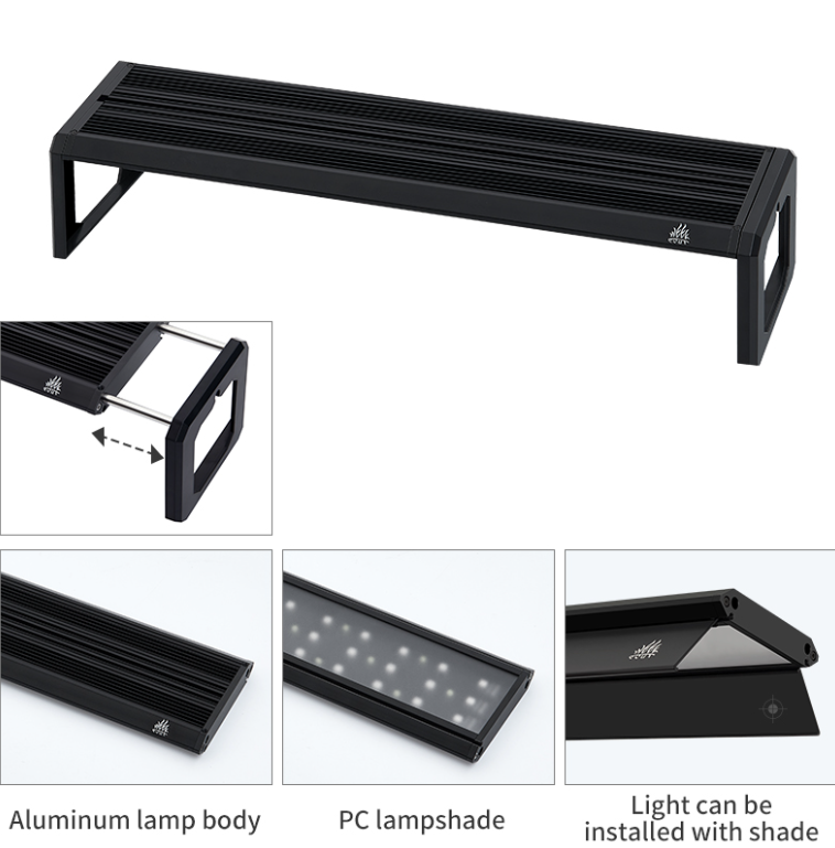 Week Aqua M Series RGB UV LED  - Aquarium Plant Light ulasan dan harga