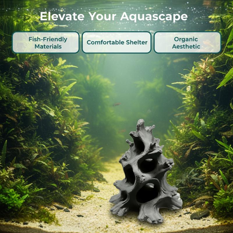 Hidden Multi-Hole Natural Drif - Aquarium Planted Substrate ulasan dan harga