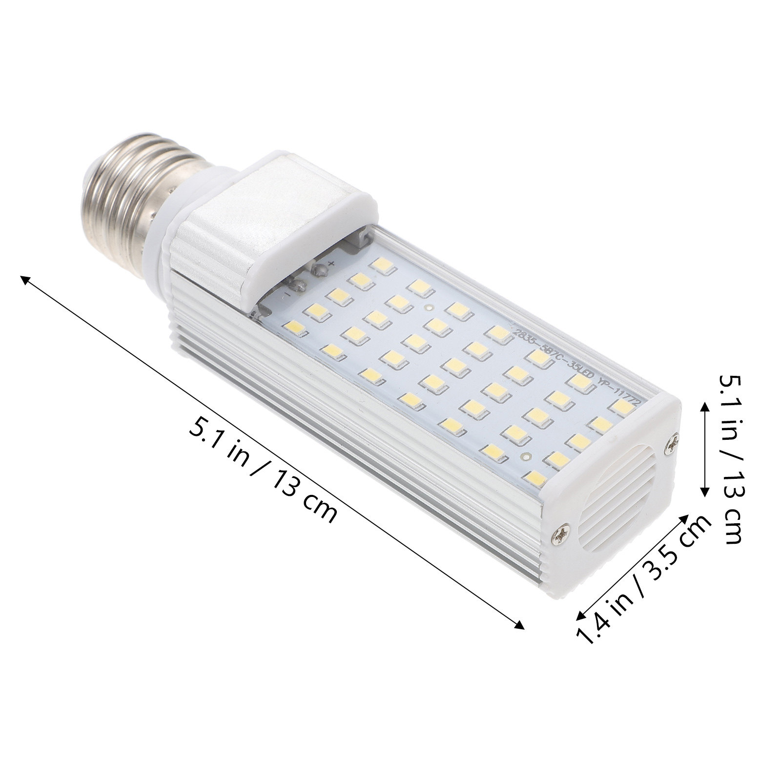 7W LED Corn Light Bulb E27 Whi - Planted Aquarium Algae ulasan dan harga