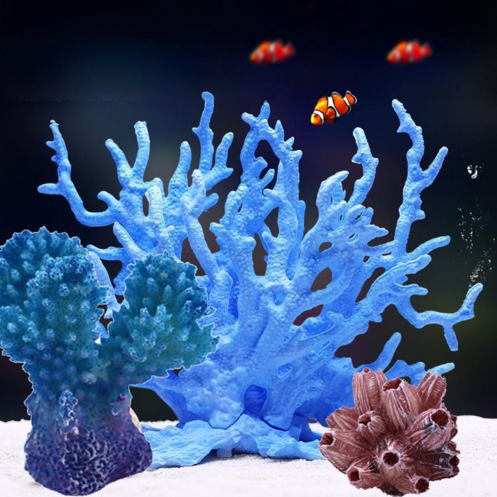 Colorful 1PC Lifelike Artifici - Aquarium Planted Substrate ulasan dan harga