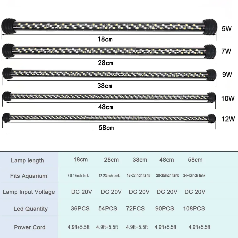 90-260V Aquarium Light LED Wat - Aquarium Plant Diseases ulasan dan harga