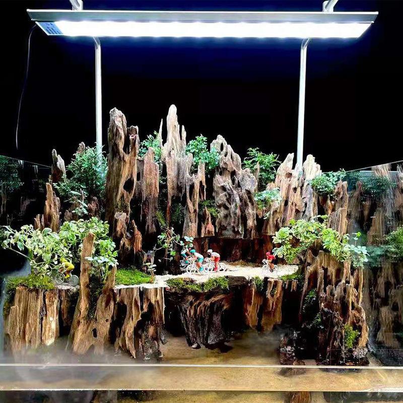 △ Shrimp Wood Aquarium Decor,  - Aquarium Planted Substrate ulasan dan harga