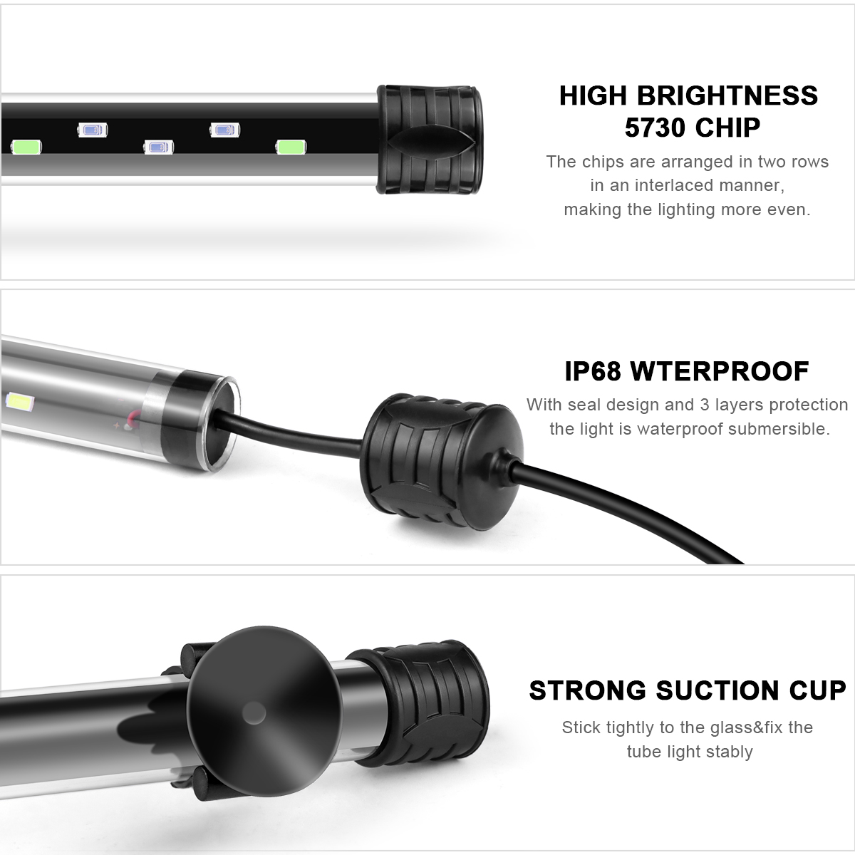 110V 220V Strip Aquarium Light - Aquarium Plant Diseases ulasan dan harga