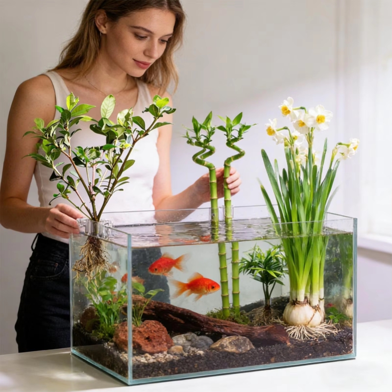 Hot Sale 6pcs Clear Aquarium P - Aquarium Plants For Sale ulasan dan harga