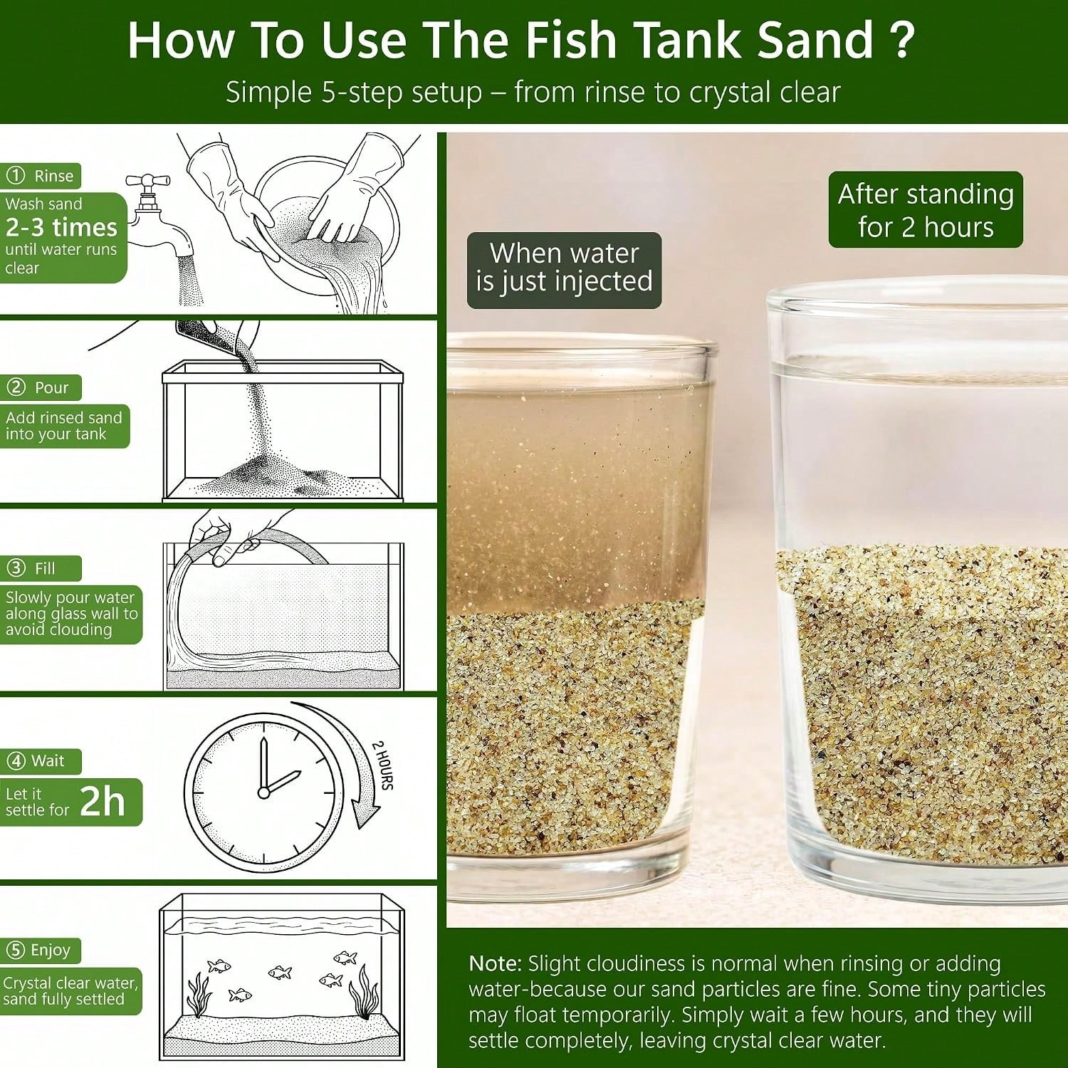 0.4-0.8mm White Aquarium Sand, - Aquarium Planted Substrate ulasan dan harga